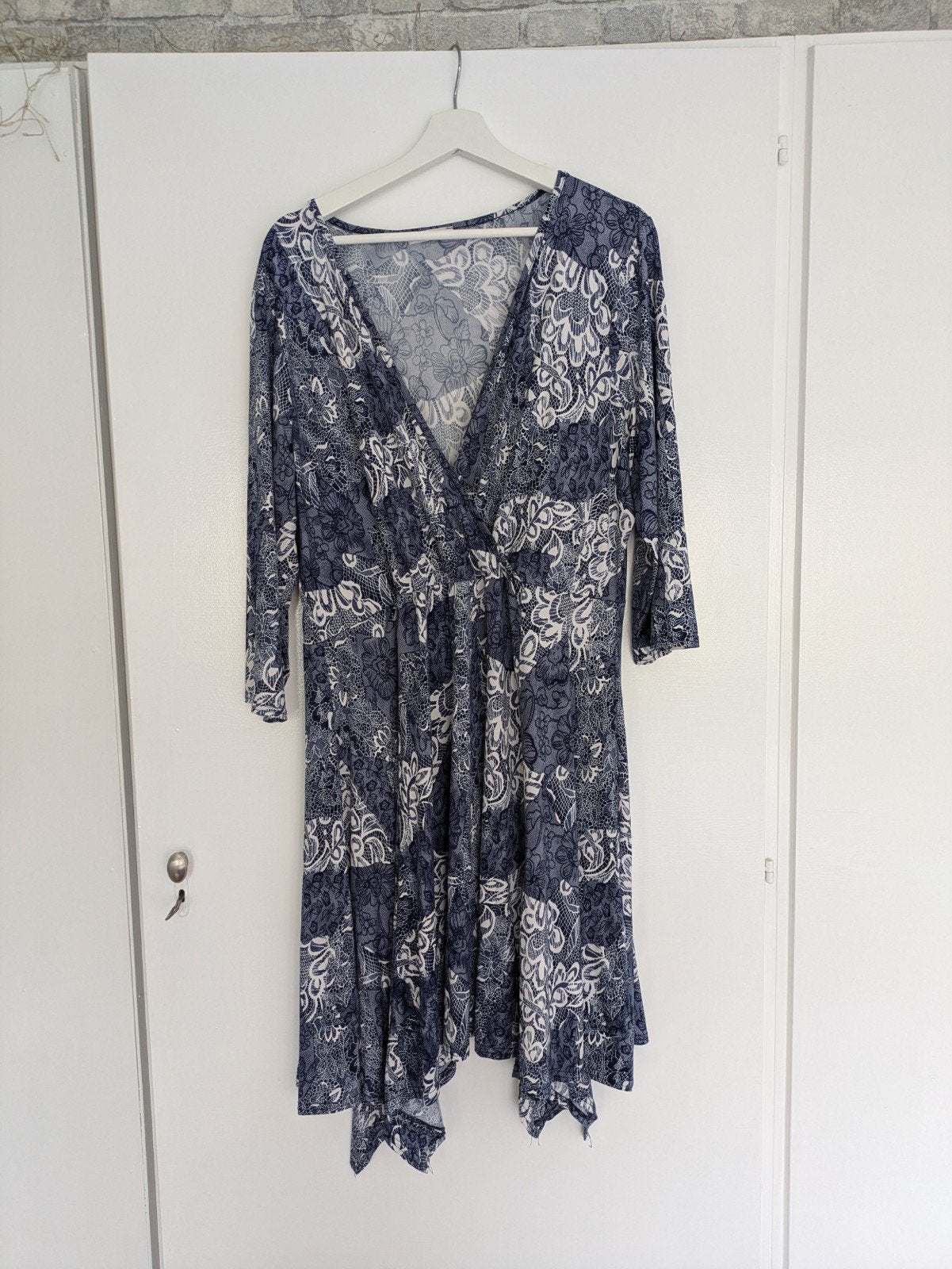 Jurk paprika xxl, Kleding | Dames, Jurken, Ophalen of Verzenden, Zo goed als nieuw, Maat 46/48 (XL) of groter, Onder de knie