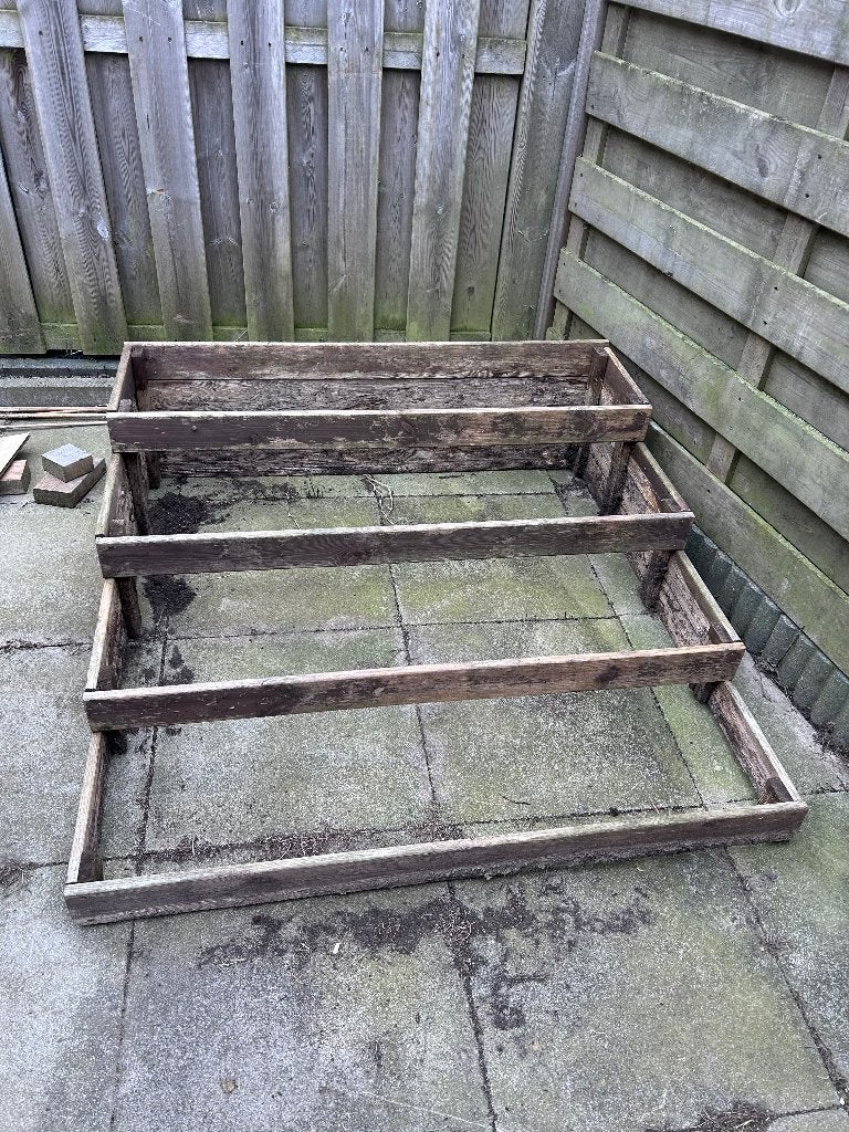 Moestuin / bloembak, Ophalen, Gebruikt, Minder dan 30 cm, 100 cm of meer