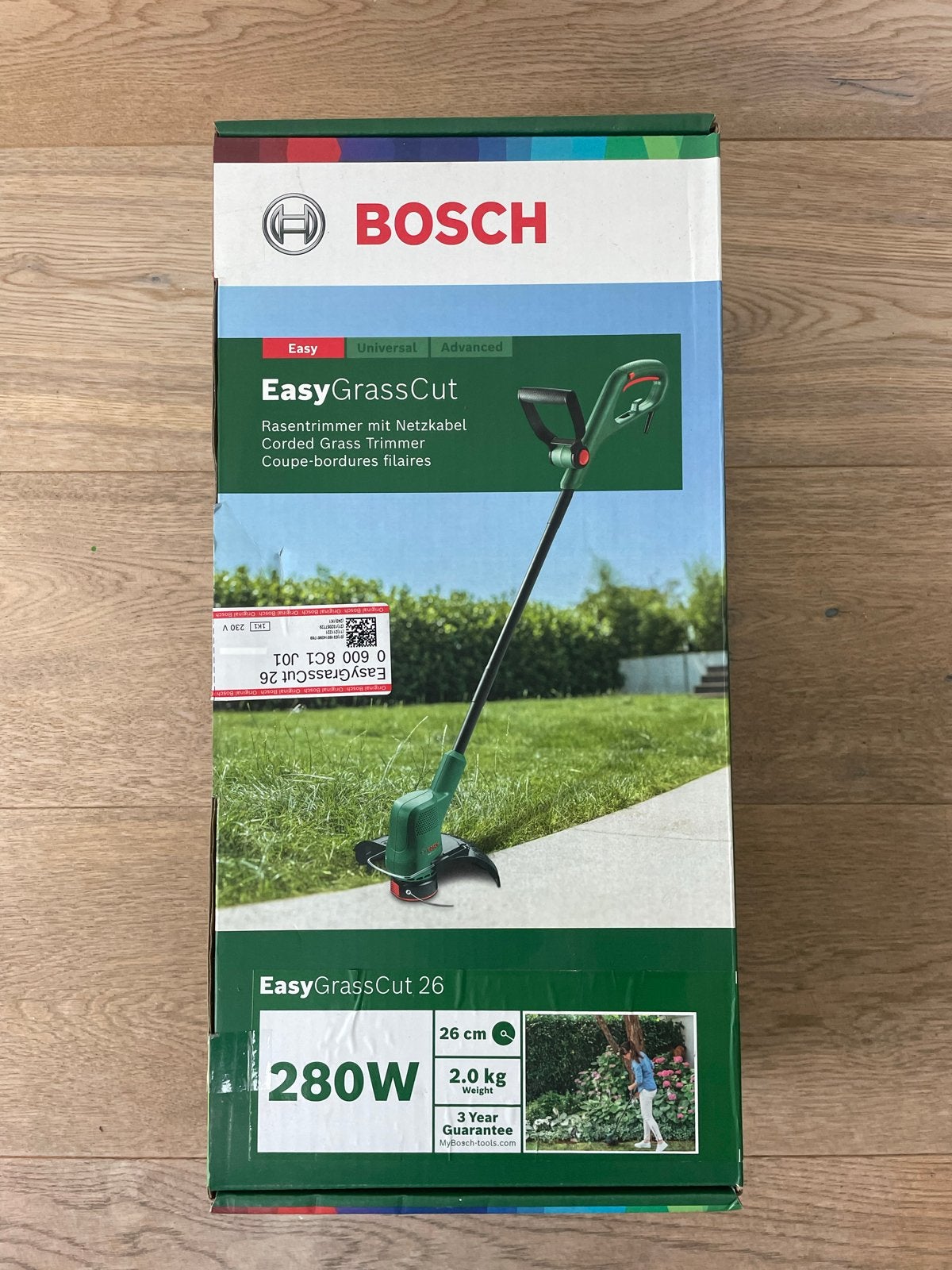 Bosch EasyGrassCut 26 Elektrische Grastrimmer - Nieuw, Tuin en Terras, Ophalen of Verzenden, Nieuw, Minder dan 30 cm, Elektrische grasmaaier