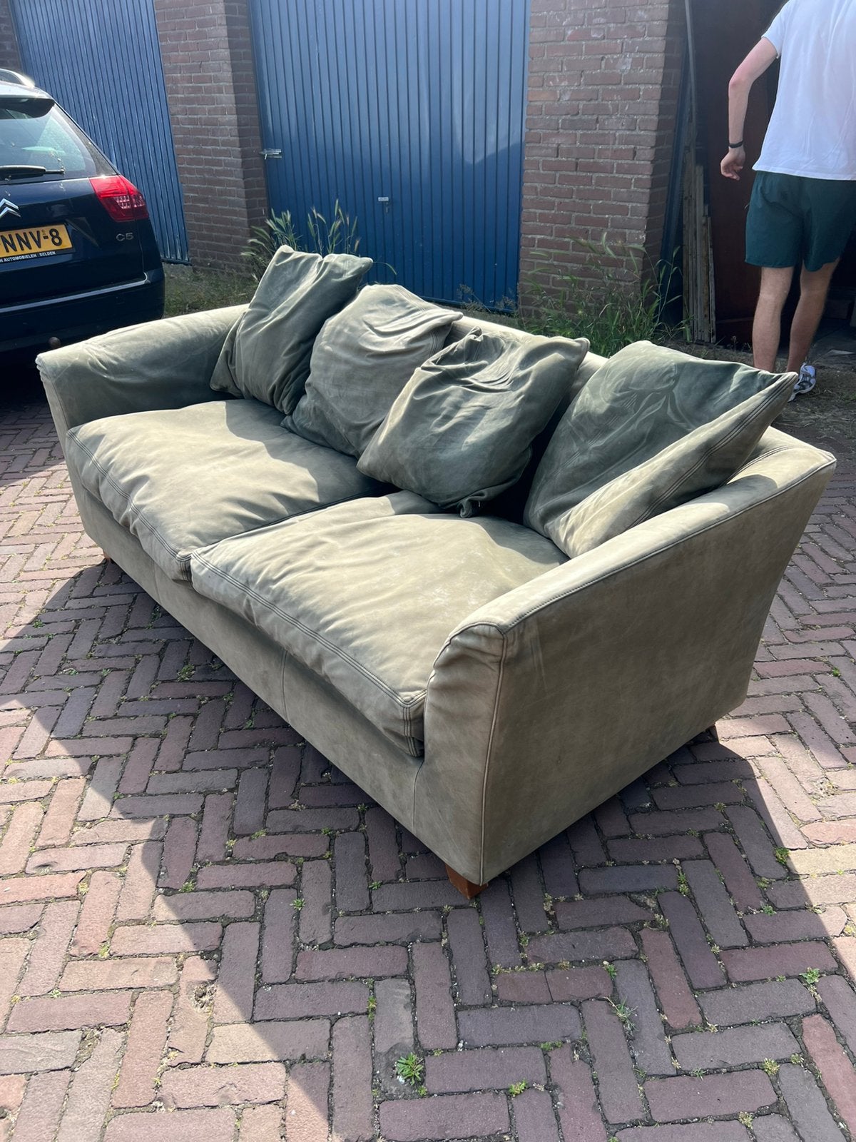 Gratis: 2x ArX bank Gelderland Design door Jan des Bouvrie, Ophalen, Overige materialen, Gebruikt, Driepersoons