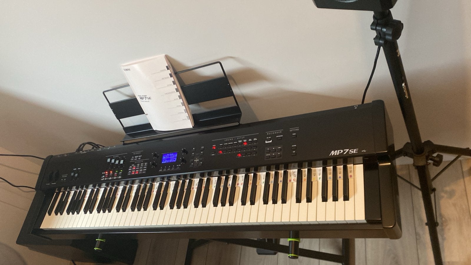 Kawai MP-7 SE Stagepiano met LD Systems geluidssysteem, 88 toetsen, Zo goed als nieuw, Aanslaggevoelig, Ophalen