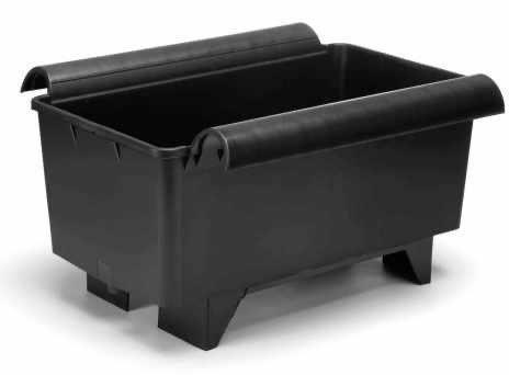 Bato aardbeienbak zwart, Tuin en Terras, Kunststof, Minder dan 30 cm, Minder dan 60 cm, Nieuw