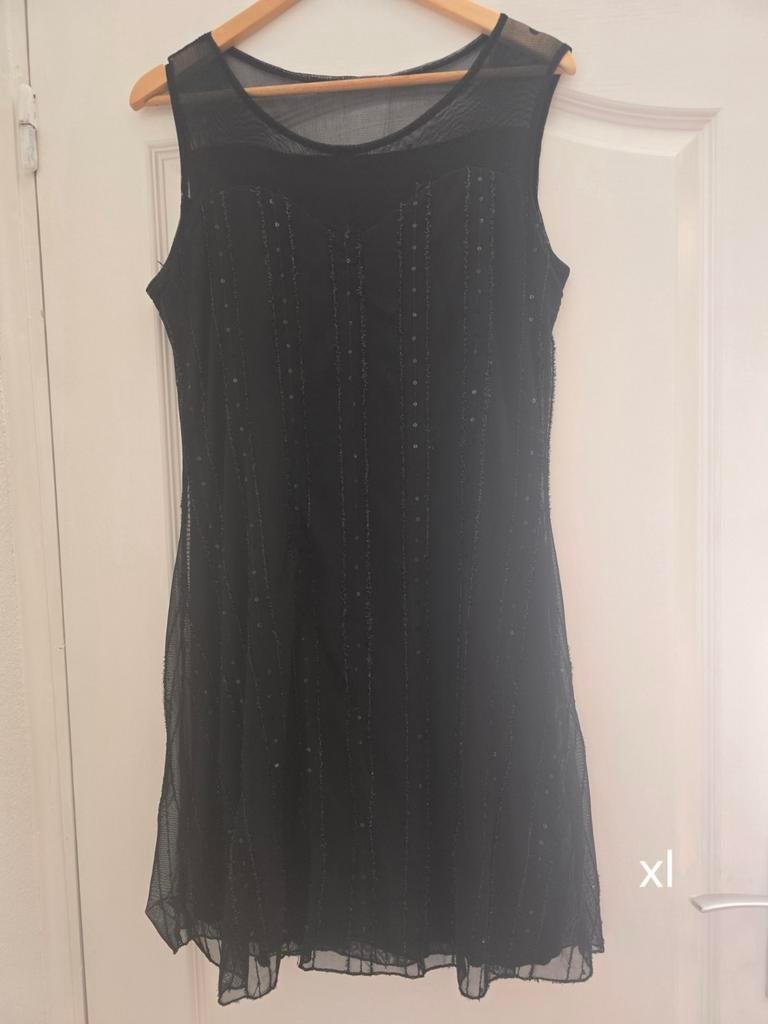 Damesjurk maat XL, Zwart, Maat 46/48 (XL) of groter, Ophalen of Verzenden, Zo goed als nieuw