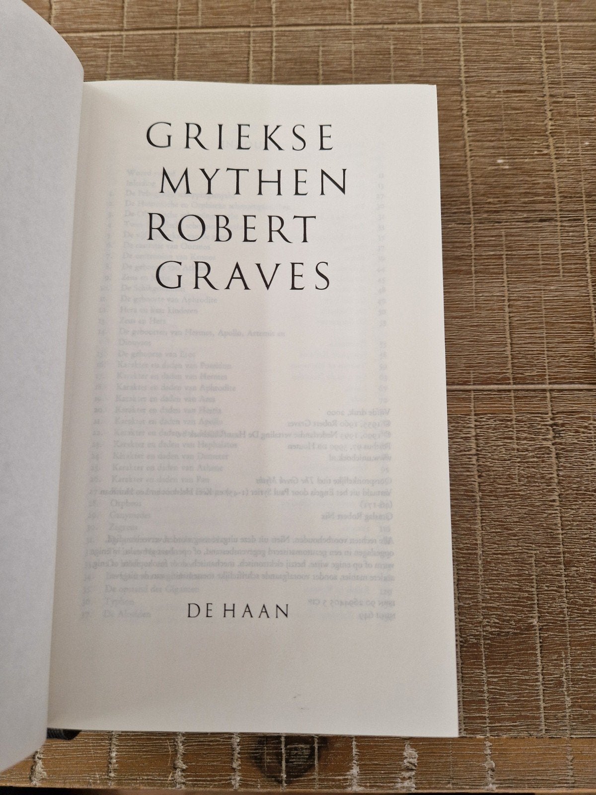Griekse Mythen - Robert Graves (Vijfde druk, 2000), Ophalen of Verzenden, Zo goed als nieuw, Robert Graves, Nederland