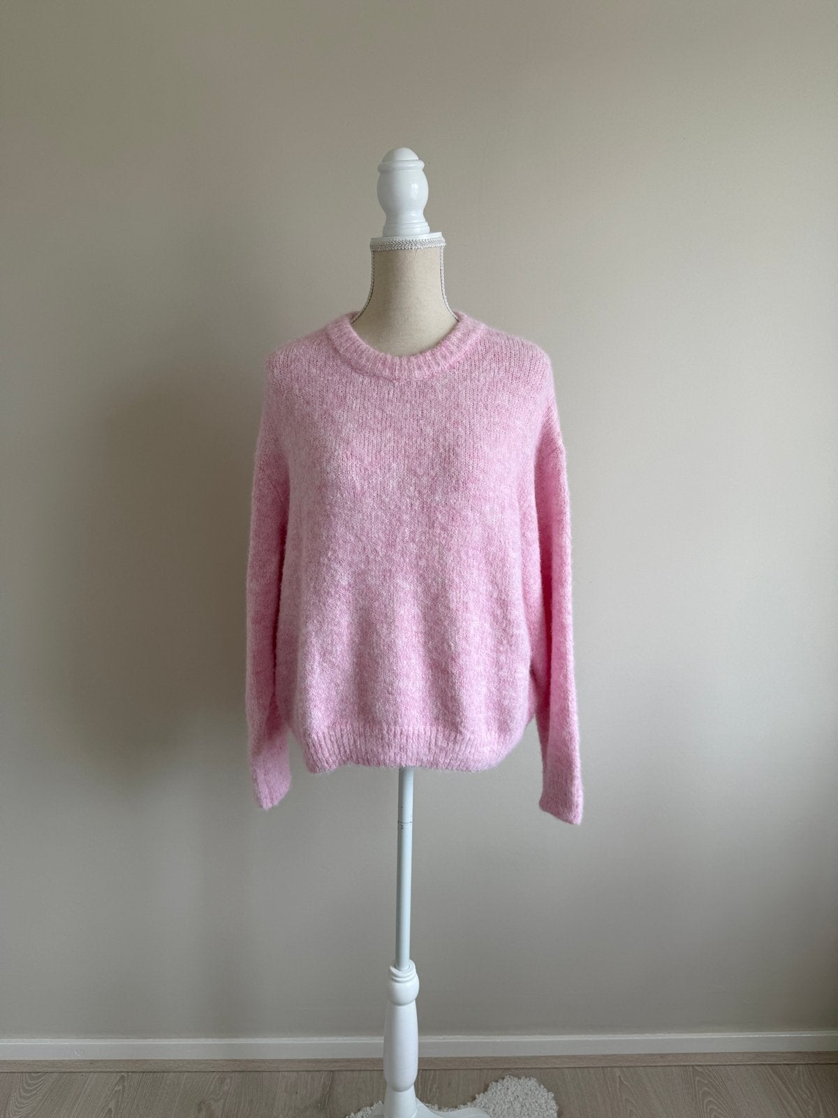 Kilky Zachte Roze Trui - Wolmix met Gerecycled Polyamide, Kleding | Dames, Ophalen of Verzenden, Nieuw, Maat 38/40 (M), Roze