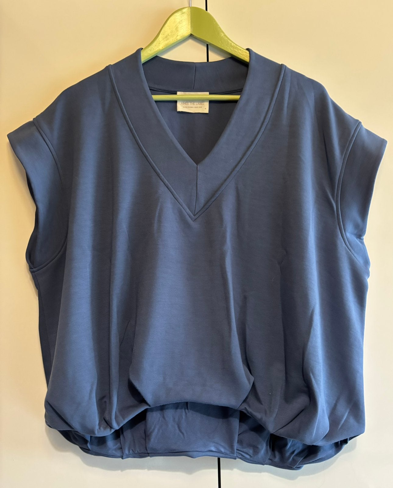 Aimee The Label Katja Sweater maat M blauw, Verzenden, Zo goed als nieuw, Maat 38/40 (M), Blauw