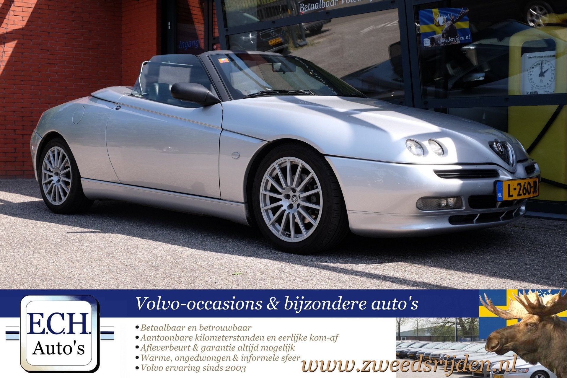 Alfa Romeo Spider 2.0-16V T.Spark,leer, 17 inch, (bj 2000), foto 9