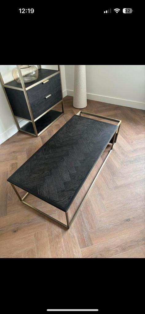 Riviera maison salontafel visgraat, Ophalen, 90 cm, Eenpersoons, Zo goed als nieuw