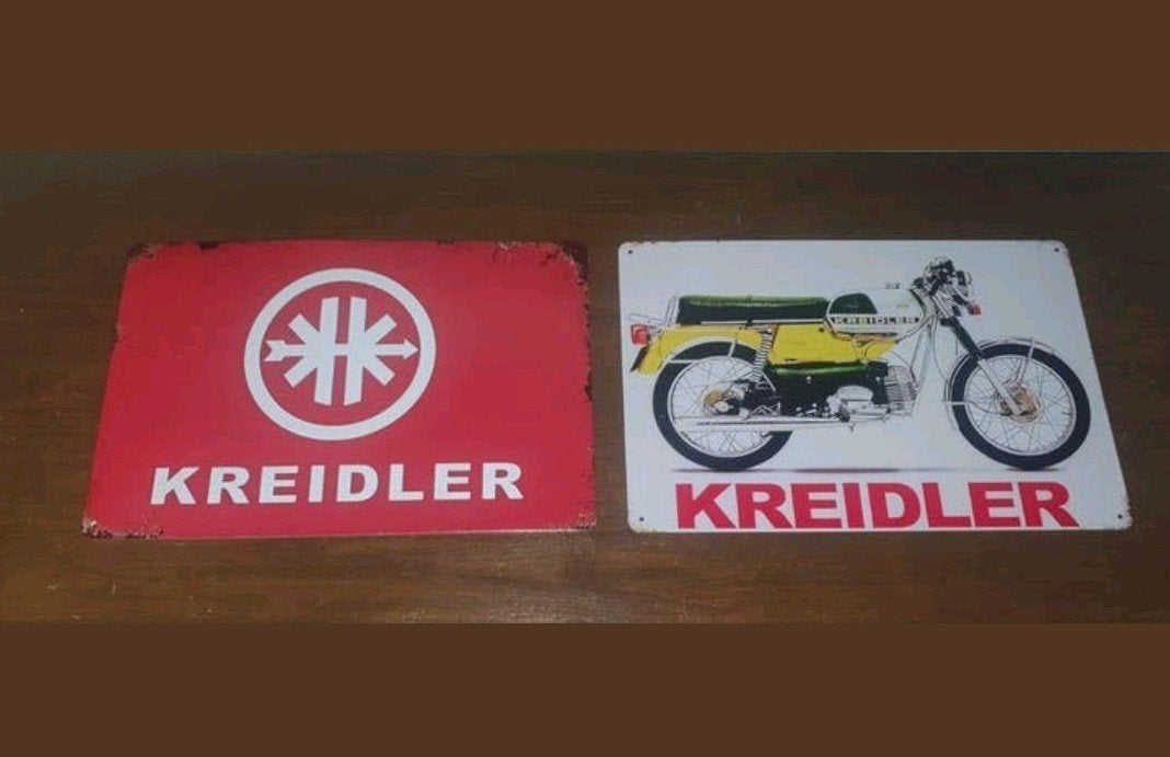 Twee wandborden van kreidler, Ophalen of Verzenden, Nieuw, Reclamebord