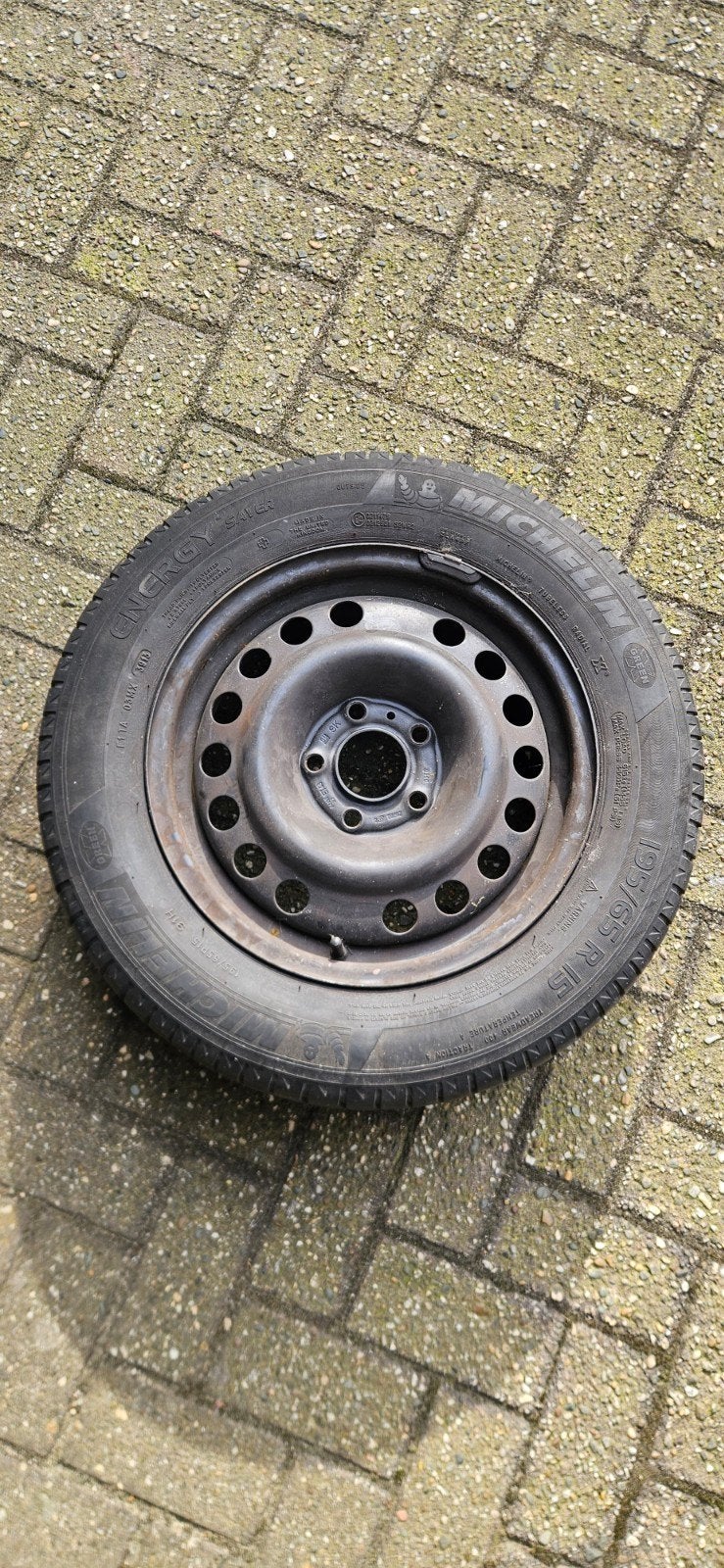 GM stalen velg met zomerband 195/65 R15 5x110, Auto diversen, Aanhangwagen-onderdelen, Ophalen