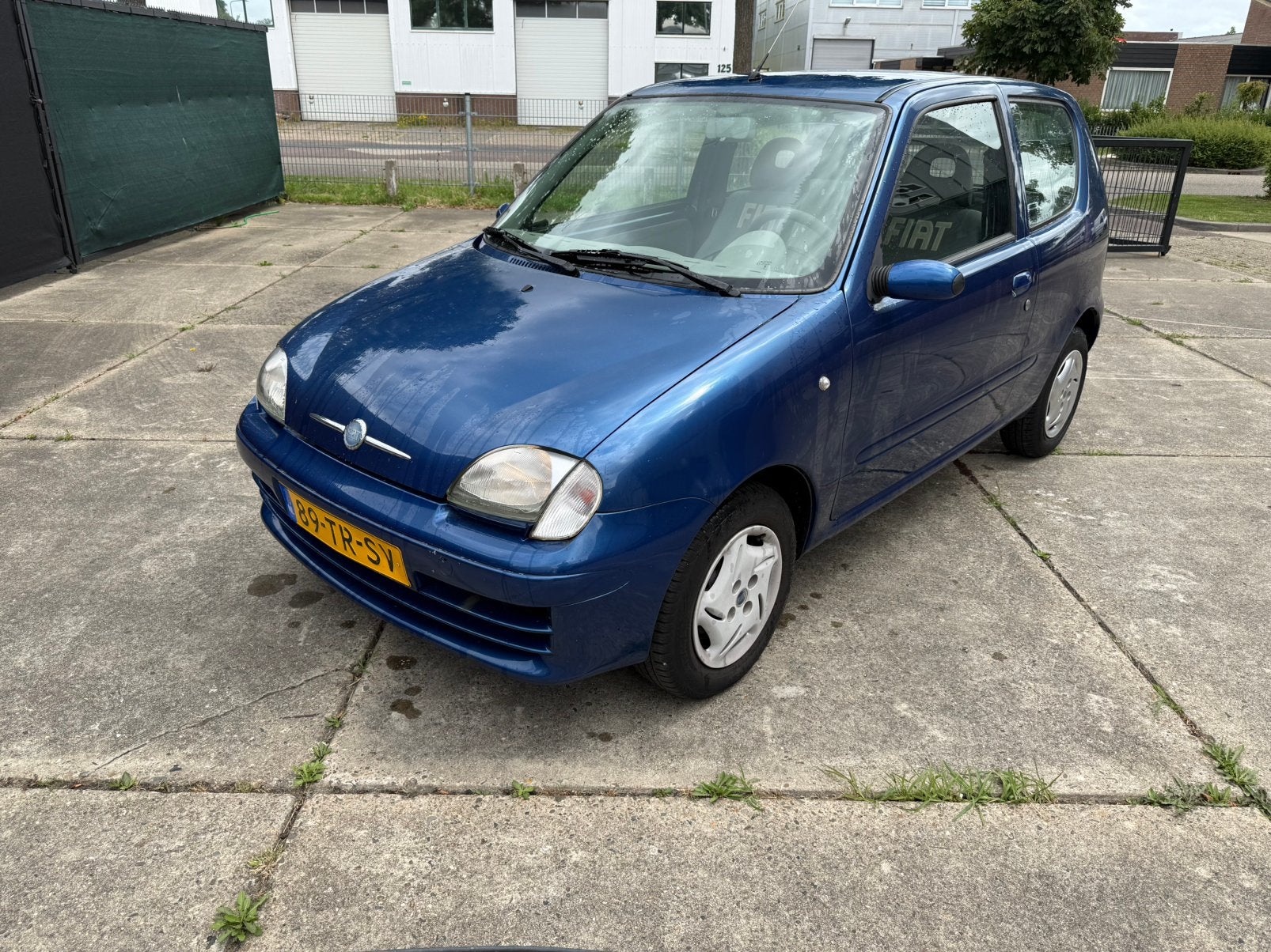 Fiat Seicento 1.1 2007 Blauw NIEUWE APK, Auto's, Voorwielaandrijving, Stof, Origineel Nederlands, 400 kg