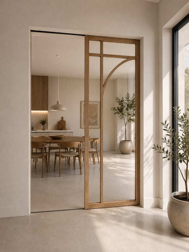 Luxe enkele schuifdeur Woodlux – showroommodel, 80 tot 100 cm, 215 cm of meer, Binnendeur, Ophalen of Verzenden