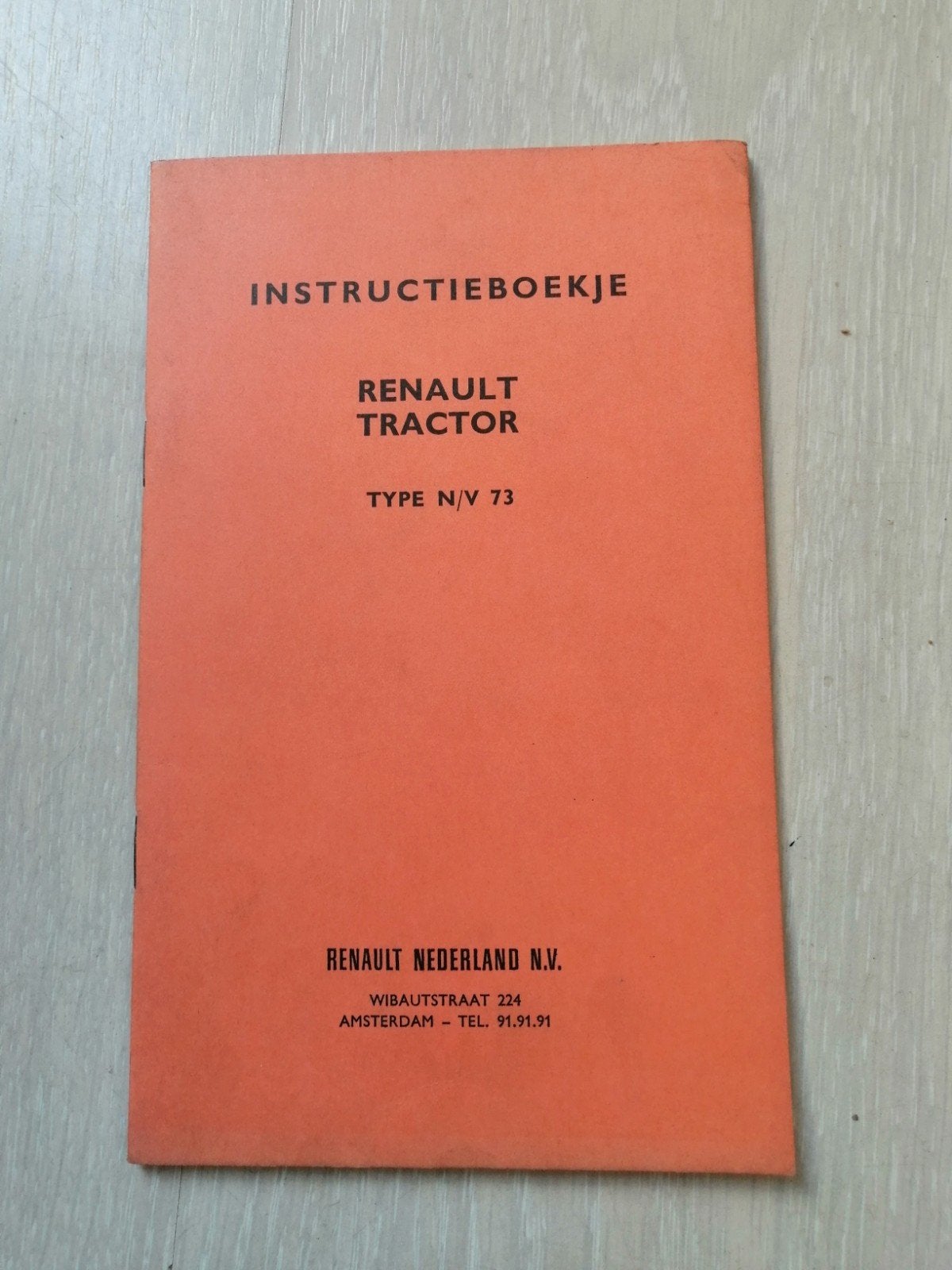 instructieboekjes renault tractor, Ophalen of Verzenden, Zo goed als nieuw
