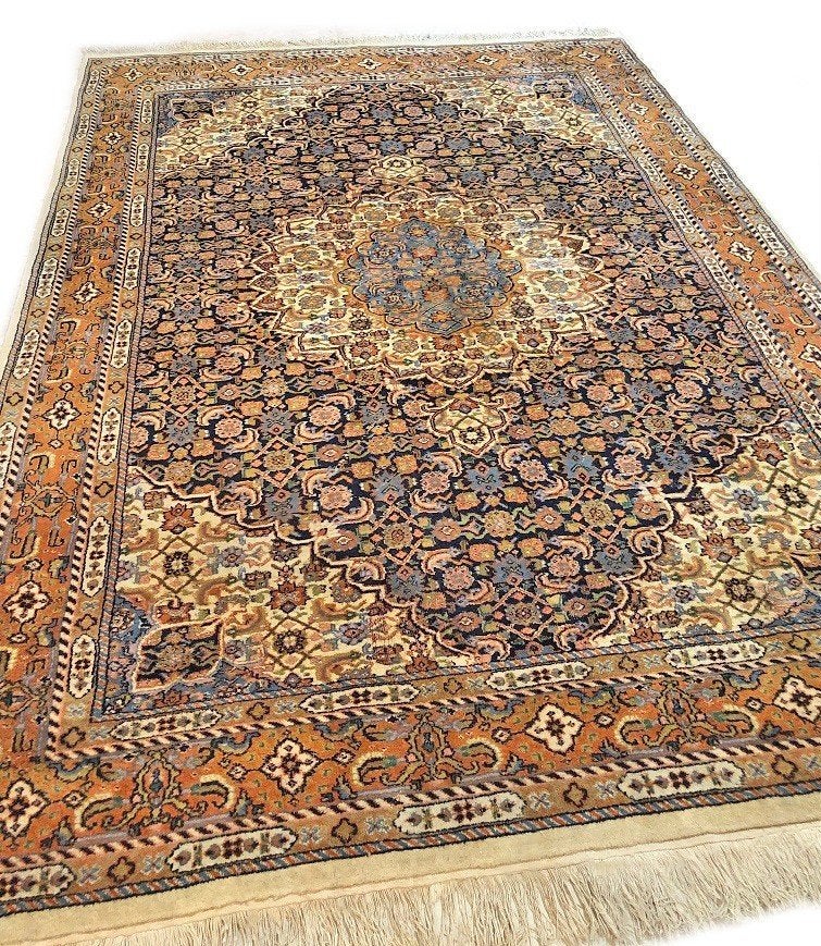 Handgeknoopt Perzisch tapijt Bidjar Oosters vloerkleed, Gebruikt, 200 cm of meer, Ophalen of Verzenden, Rechthoekig