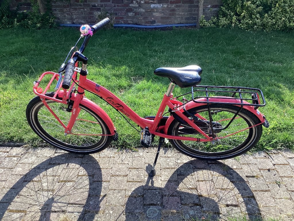 Meisjesfiets 22 inch, Fietsen en Brommers, Ophalen, Terugtraprem, 22 inch, Gebruikt