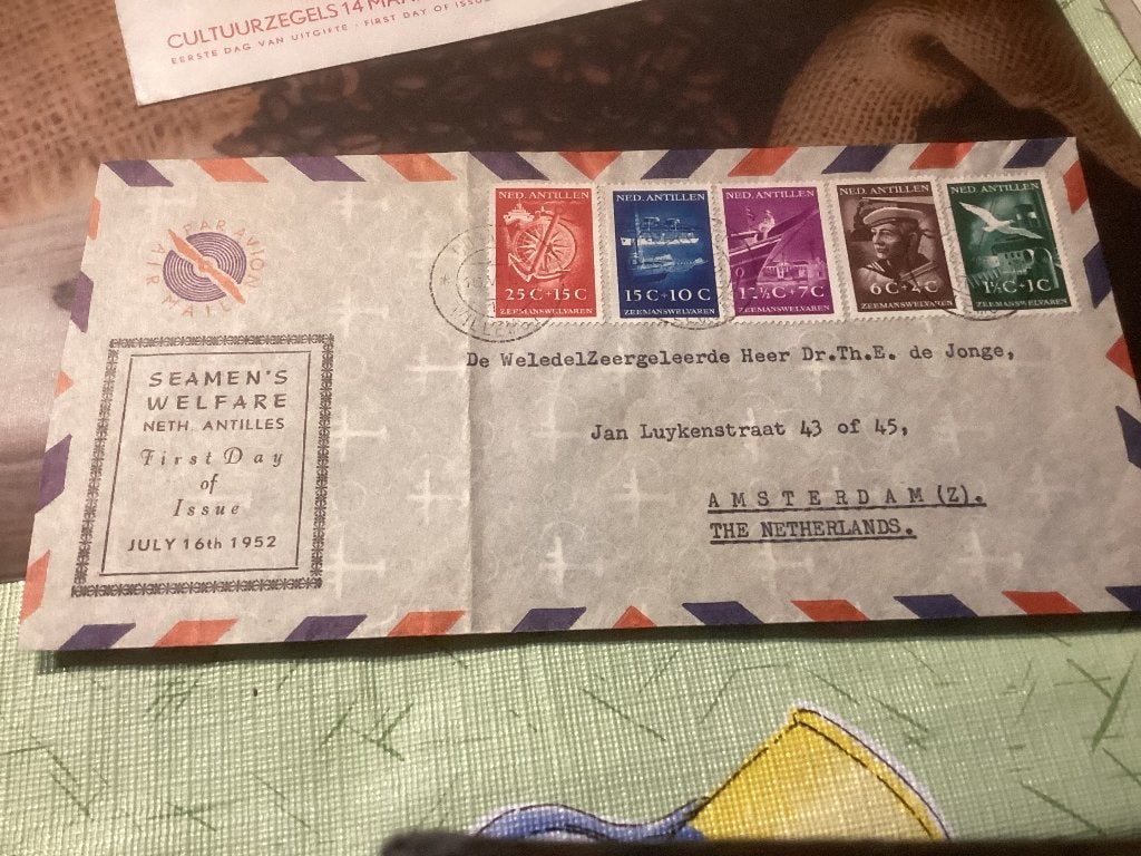 No5289 Voorloper 16-7-1952 Nederlandse Antillen, Postzegels en Munten, Ophalen, Beschreven, Rest van de wereld