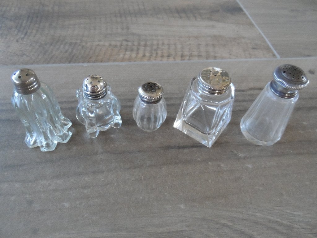 Zoutvaatjes 5 stuks., Ophalen of Verzenden