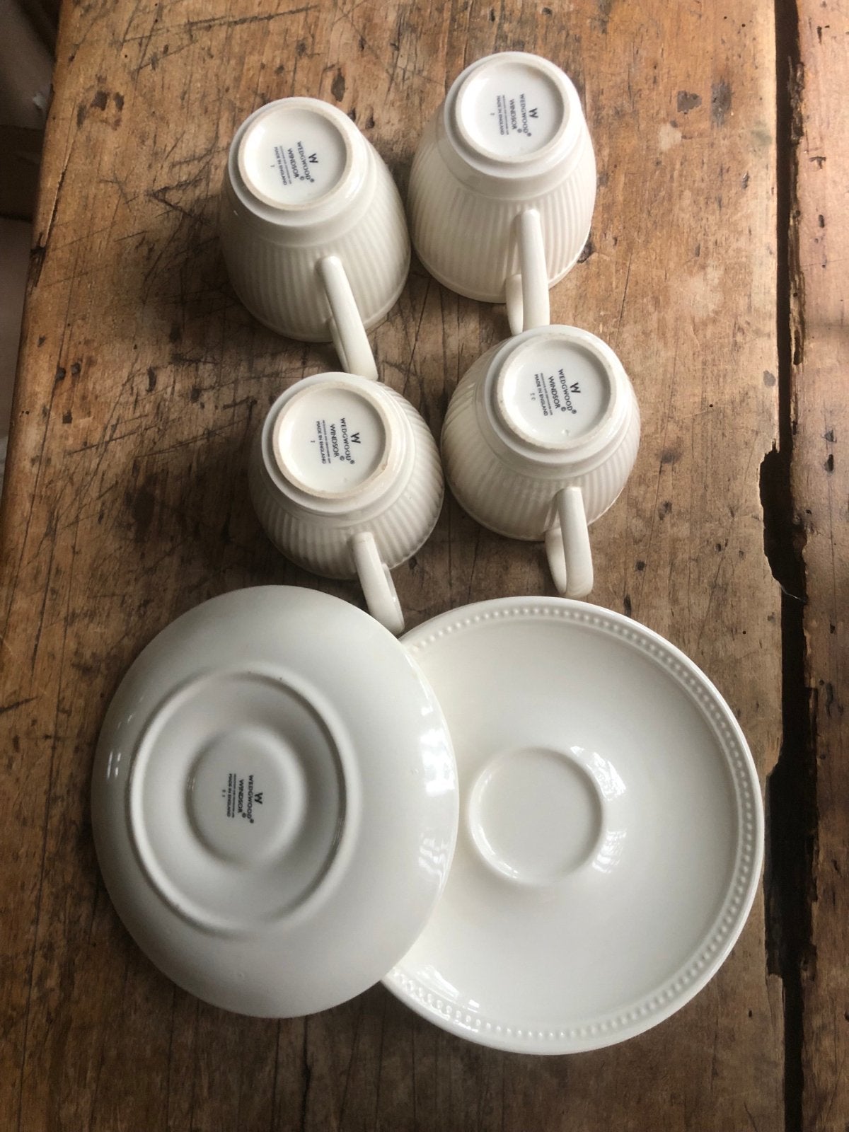 Wedgwood Windsor Kop en Schotel Set - 6 stuks, Ophalen of Verzenden