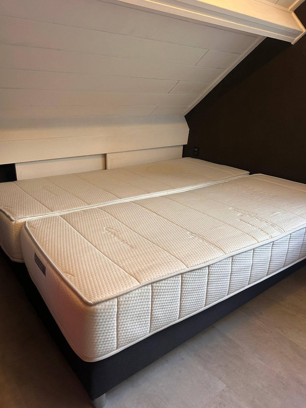 Goossens Boxspring incl. 2 Goossens matrassen, Ophalen, Tweepersoons, Zo goed als nieuw, 200 cm