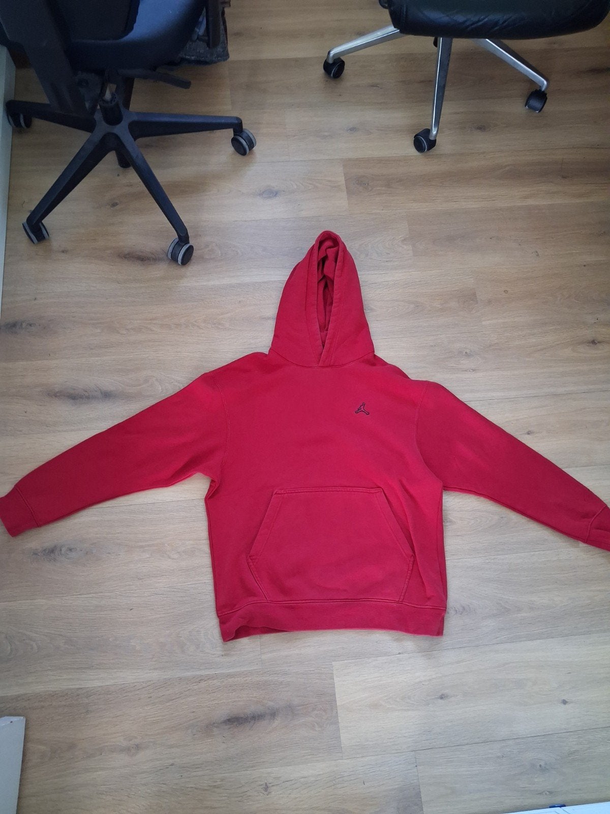 Comfortabele rode Jordan hoodie - Maat L, Maat 52/54 (L), Ophalen of Verzenden, Zo goed als nieuw, Jordan