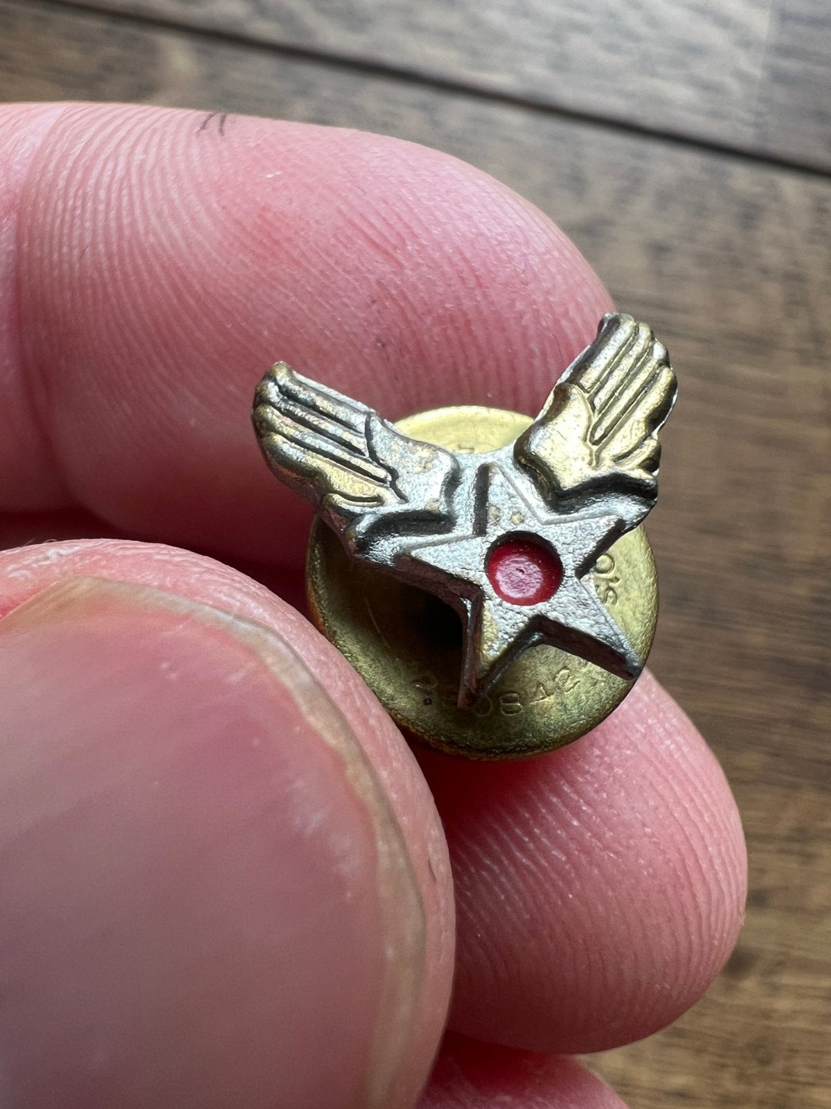 WO2 Amerikaans USAAF lapel pin embleem speld embleem SAAD, Amerika, Verzenden, Embleem of Badge