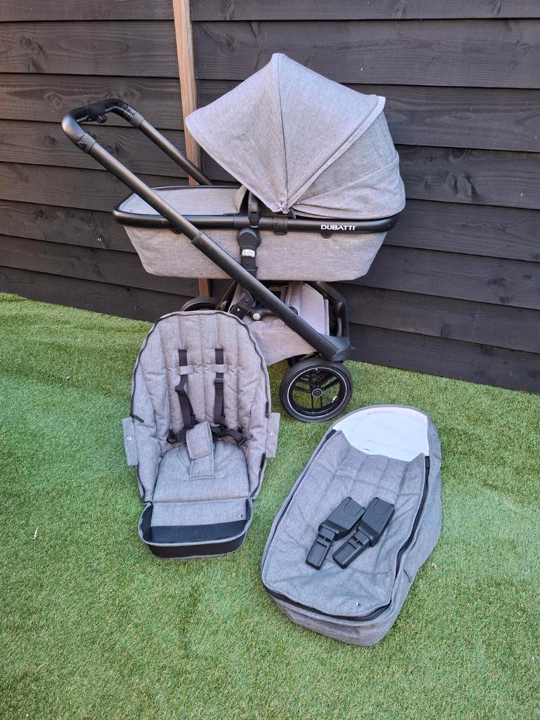 Kinderwagen Dubatti One E4, Kinderen en Baby's, Kinderwagens en Combinaties, Ophalen, Kinderwagen, Overige merken, Verstelbare duwstang