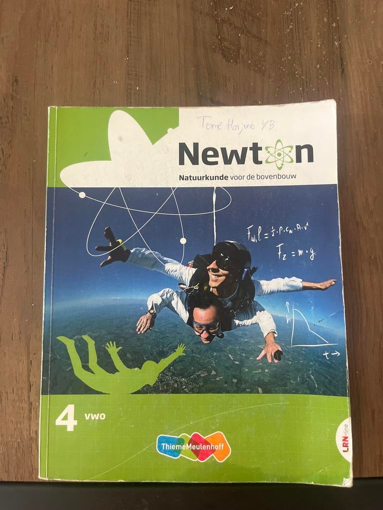 Newton Natuurkunde voor de bovenbouw 4 VWO, Ophalen of Verzenden, Zo goed als nieuw, VWO, Natuurkunde