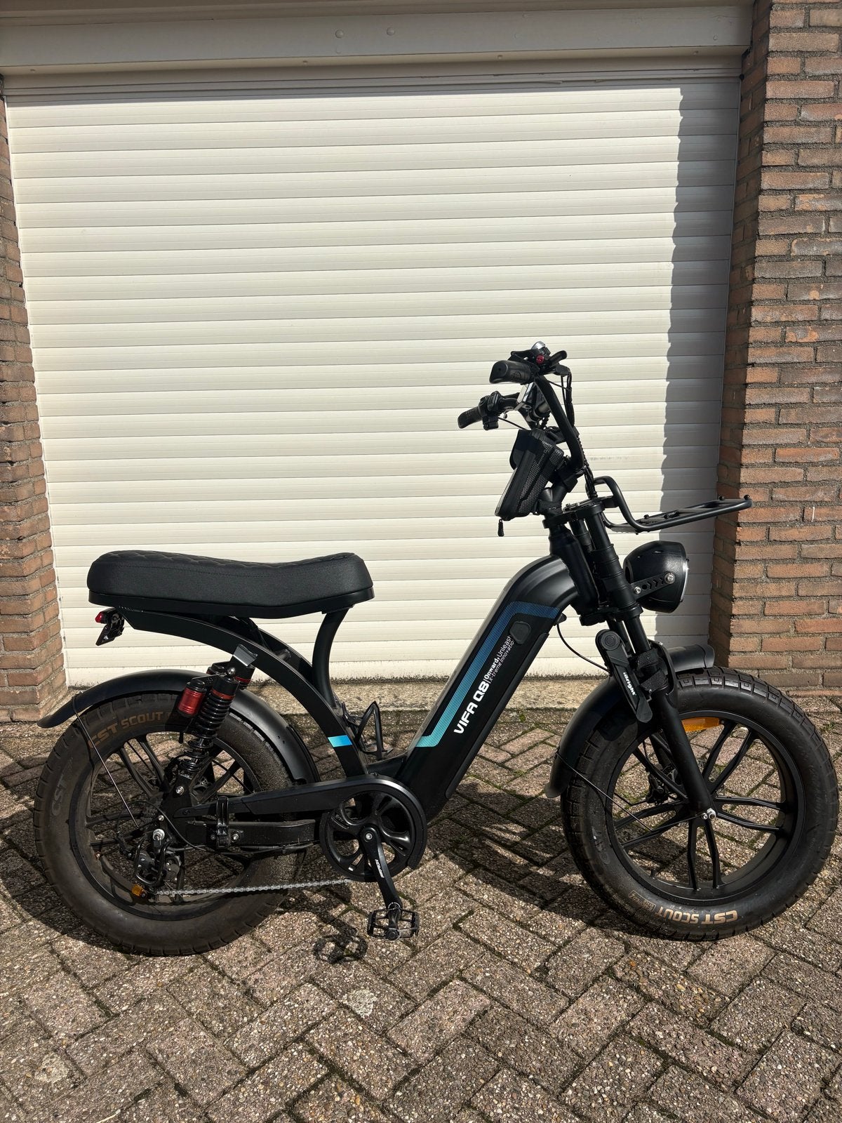 OUXI VIFA Q6 Elektrische Fat Bike EU versie - Mat Zwart, 59 cm of meer, Ophalen, Zo goed als nieuw, Overige merken
