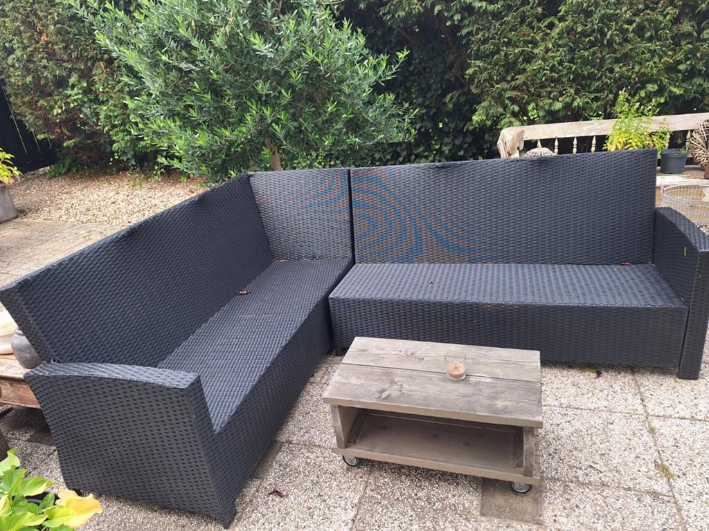 Loungeset, Ophalen of Verzenden, Gebruikt, Kunststof