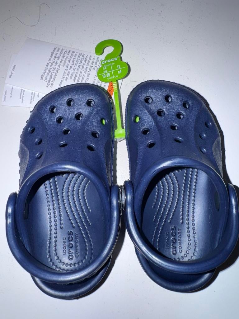 Nieuwe donkerblauwe Crocs, maat 19/20 (C4), Ophalen of Verzenden, Nieuw