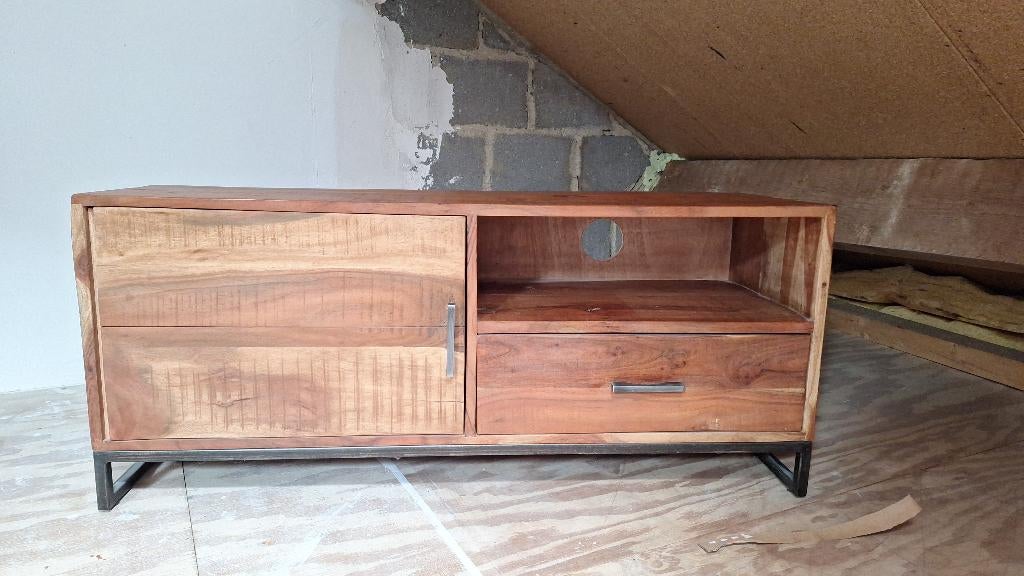 Tv meubel, Ophalen, 100 tot 150 cm, Nieuw, Minder dan 100 cm