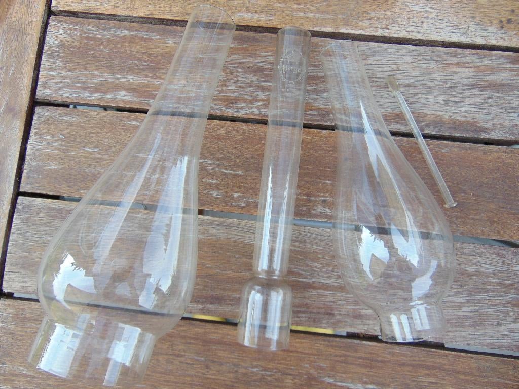 glazen cylinder voor olielamp, Ophalen of Verzenden