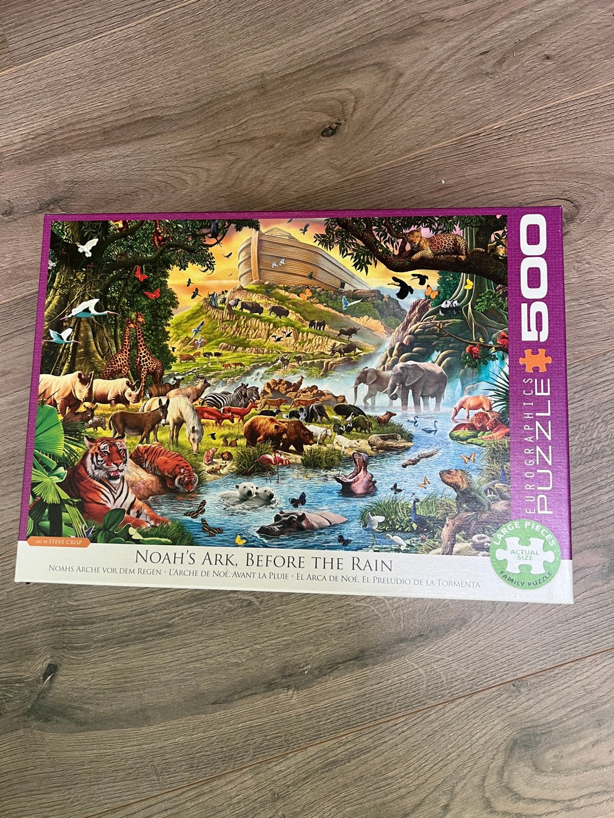 De ark van Noah puzzel  500 grote stukjes, Ophalen, 500 t/m 1500 stukjes, Zo goed als nieuw