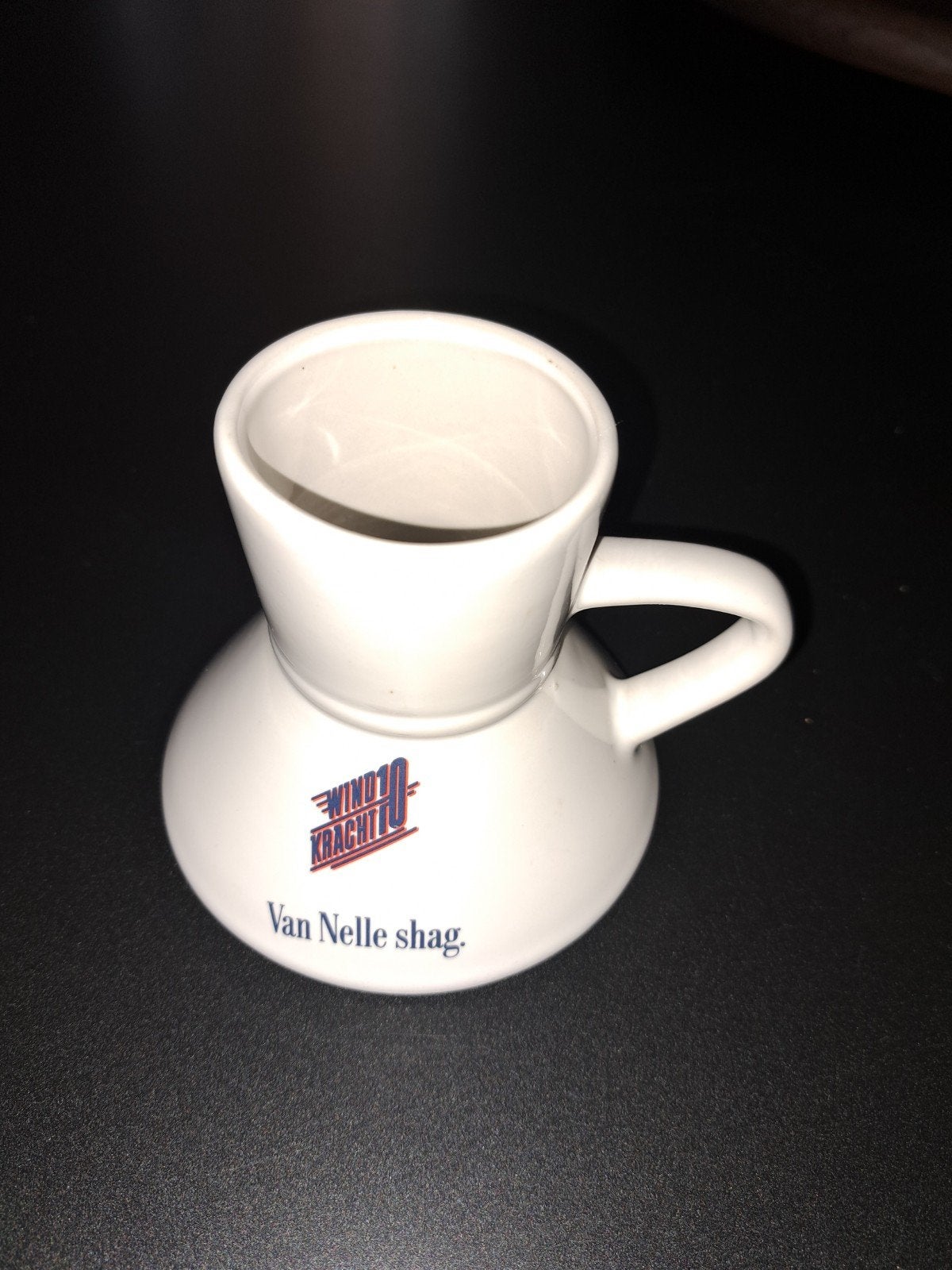 Van Nelle Shag Keramische Koffie/Reismok - Windkracht 10, Verzamelen, Ophalen of Verzenden, Zo goed als nieuw, Reclamebord