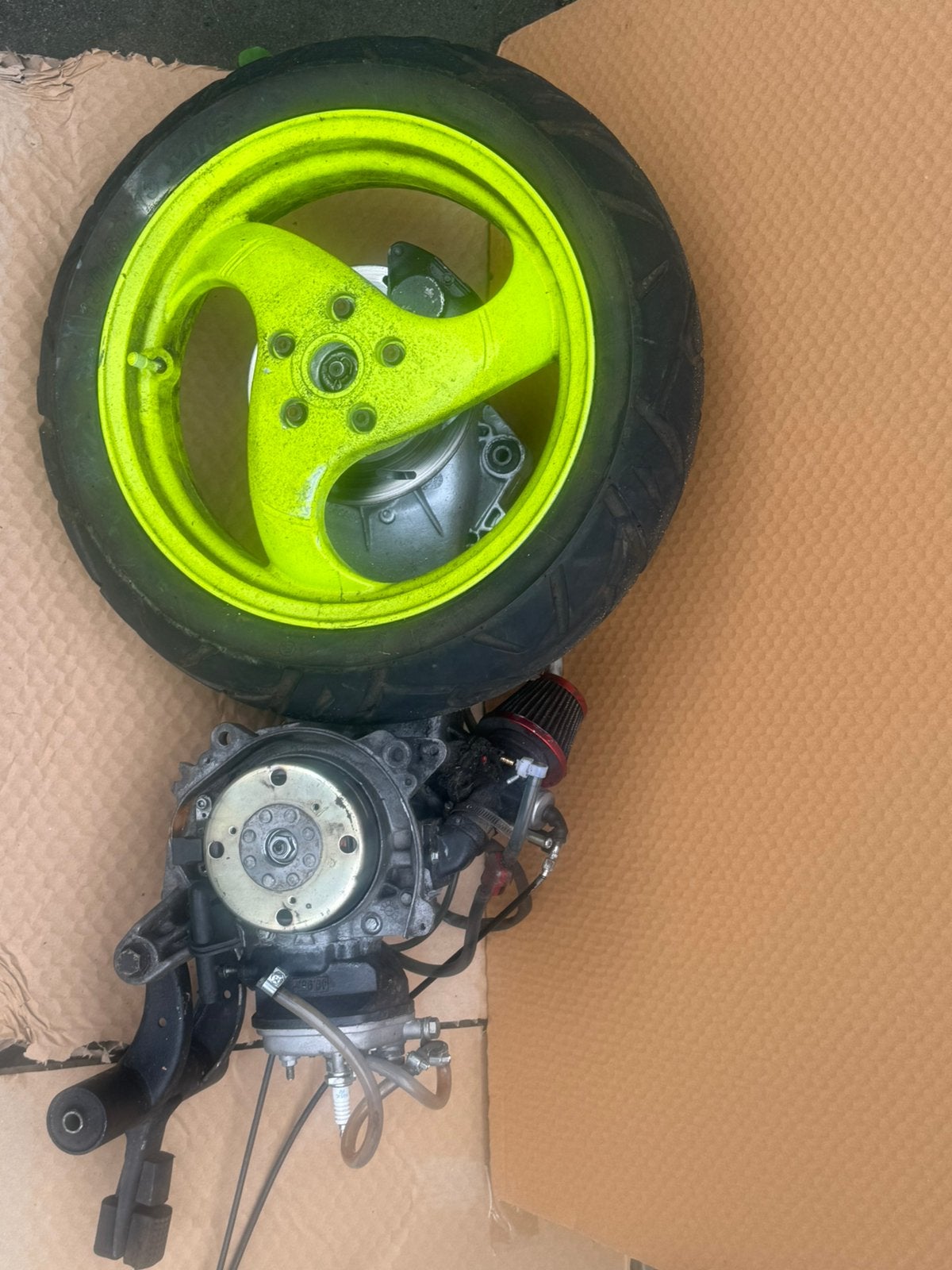Nrg lc dd blok 70cc plug and play, Fietsen en Brommers, Ophalen, Zo goed als nieuw, Blok, Piaggio