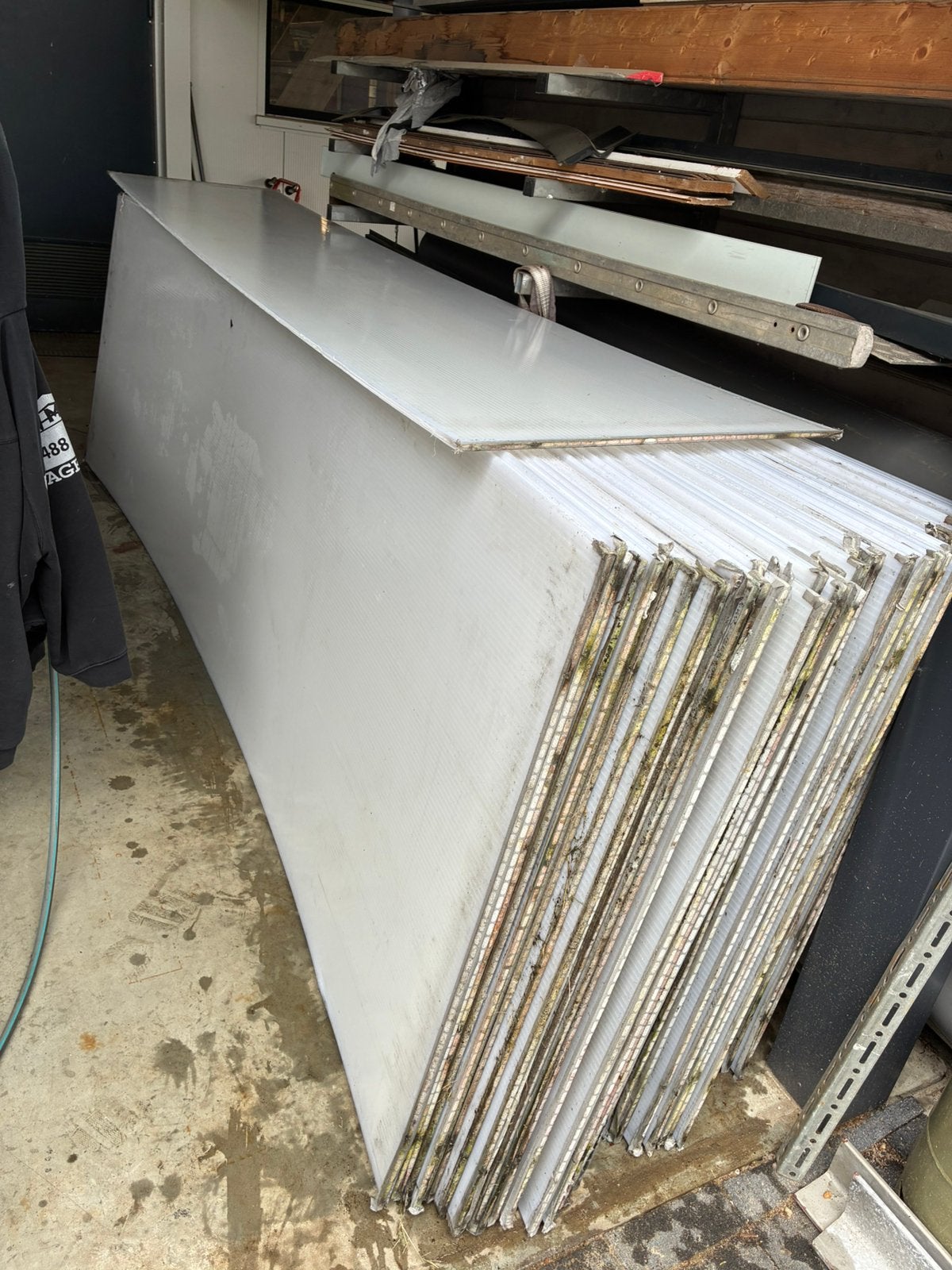 Polycarbonaat platen 50 stuks, Doe-het-zelf en Verbouw, Platen en Panelen, Ophalen, Zo goed als nieuw