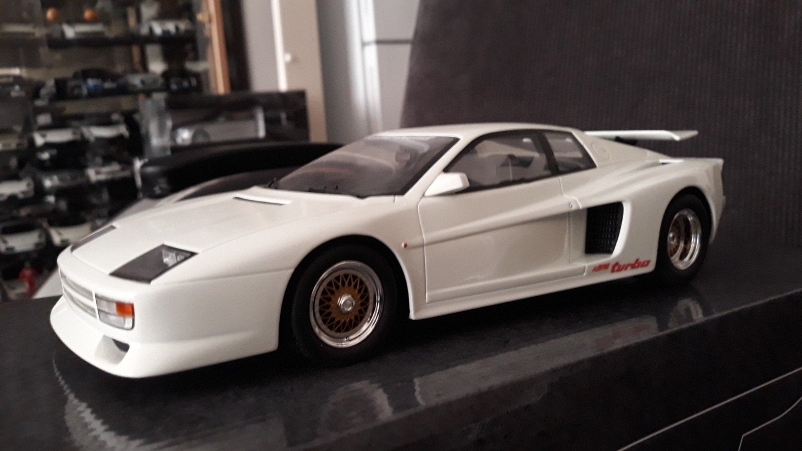 Gt Spirit 1/18 Ferrari Testarossa Bi Turbo Koenig ZELDZAAM, Ophalen of Verzenden, Zo goed als nieuw, Overige merken
