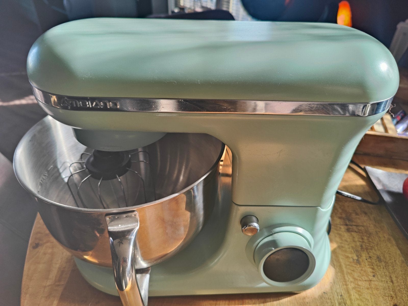 Ambiano Keukenmachine Keukenrobot Mixer Model Retro 800 watt, 4 liter of meer, Ophalen of Verzenden, Vaatwasserbestendig, 3 snelheden of meer