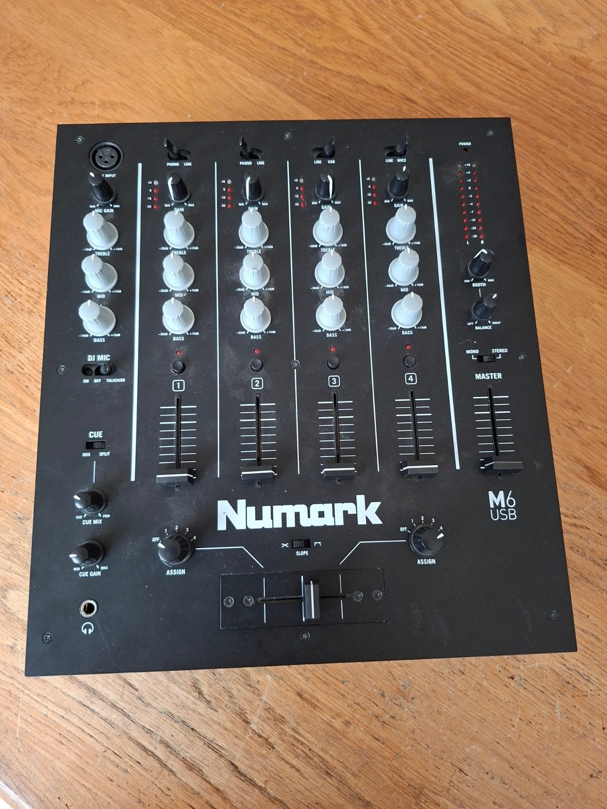 Numark M6 USB DJ Mixer - 4-kanaals mengpaneel, Ophalen, Gebruikt, Dj-set, Numark