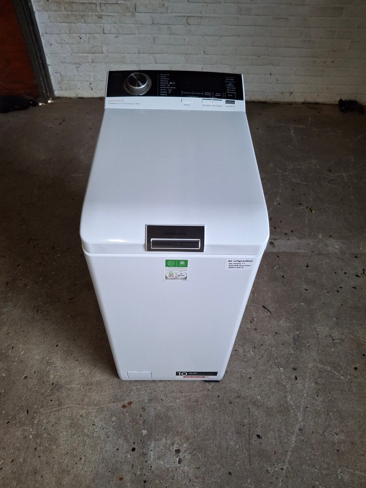 AEG LTR87ULM Bovenlader Wasmachine 6kg - Zo goed als nieuw, 4 tot 6 kg, Bovenlader, Ophalen of Verzenden, Zo goed als nieuw