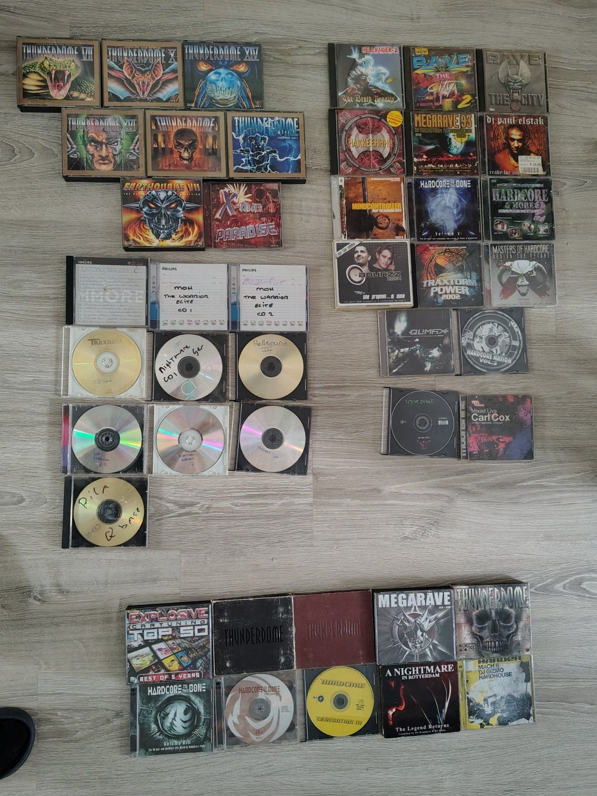 Grote verzameling hardcore albums (1993-2007), Cd's en Dvd's, Ophalen of Verzenden, Gebruikt, Hardcore, Verzamelalbum