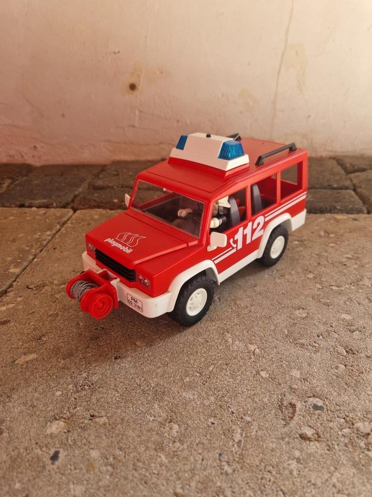 Playmobil Brandweerauto 3181, Ophalen of Verzenden, Gebruikt, Complete set