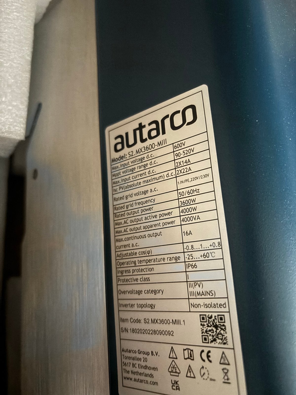 Diverse Autarco  Omvormers - Nieuw in doos, Ophalen of Verzenden, Nieuw, Compleet systeem, 200 wattpiek of meer