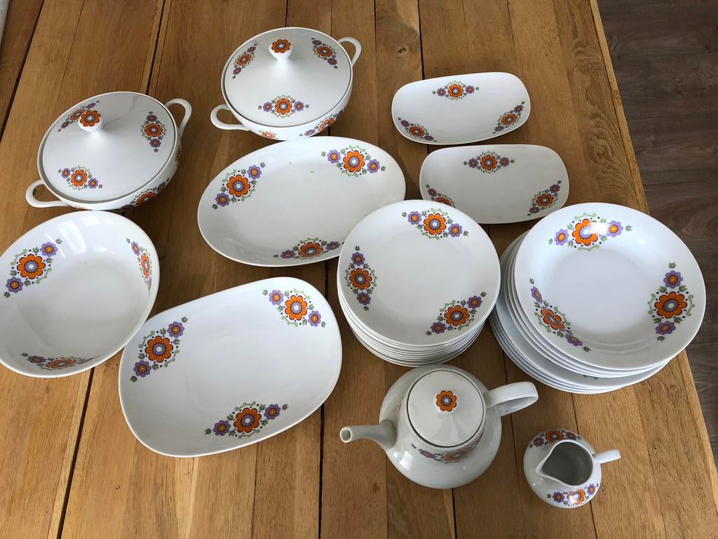 Vintage Kronester Bavaria servies Mallorca, Antiek en Kunst, Antiek | Servies compleet, Ophalen of Verzenden