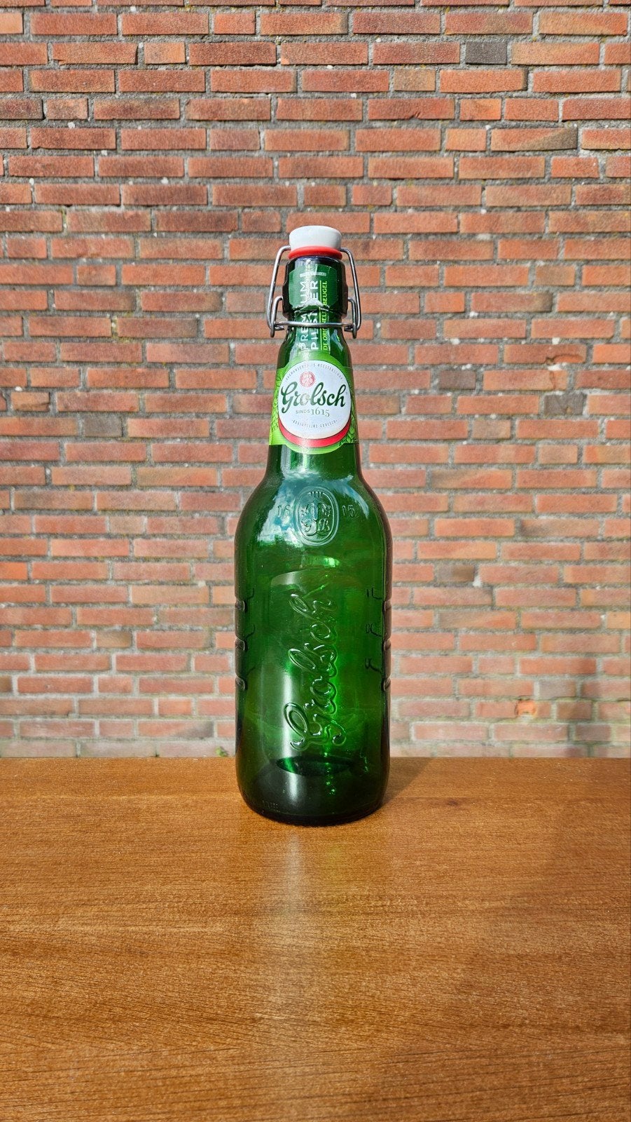 Heel groot Grolsh flesje 38cm, Verzamelen, Ophalen of Verzenden, Flesje(s), Overige merken
