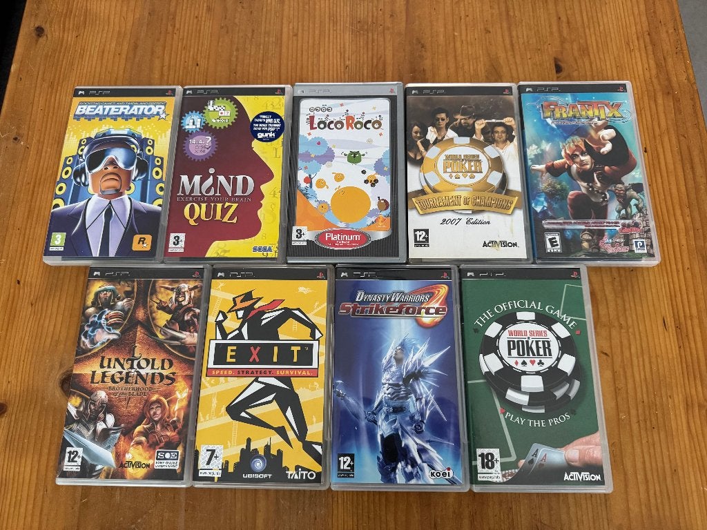 Sony Playstation Portable Games, Spelcomputers en Games, 1 speler, Ophalen, Gebruikt, Vanaf 3 jaar
