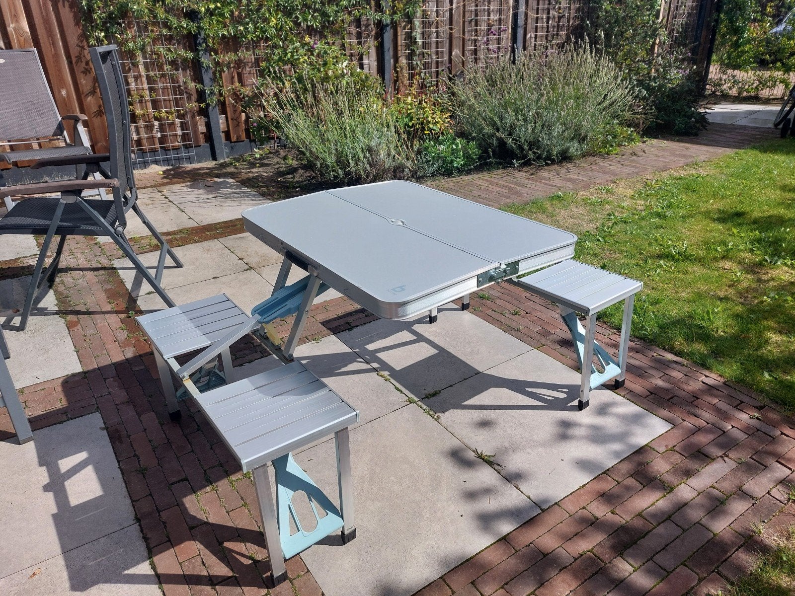 Opvouwbare campingtafel Bo-Camp, Ophalen of Verzenden, Gebruikt, Campingtafel