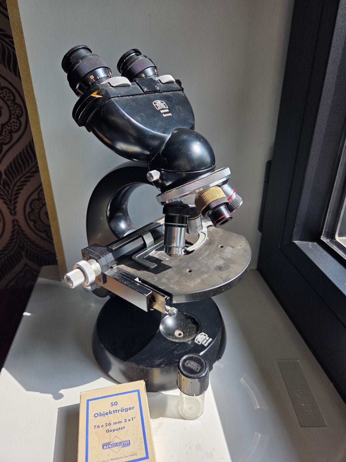 Carl Zeiss Microscoop - inclusief Glaasjes, Ophalen of Verzenden
