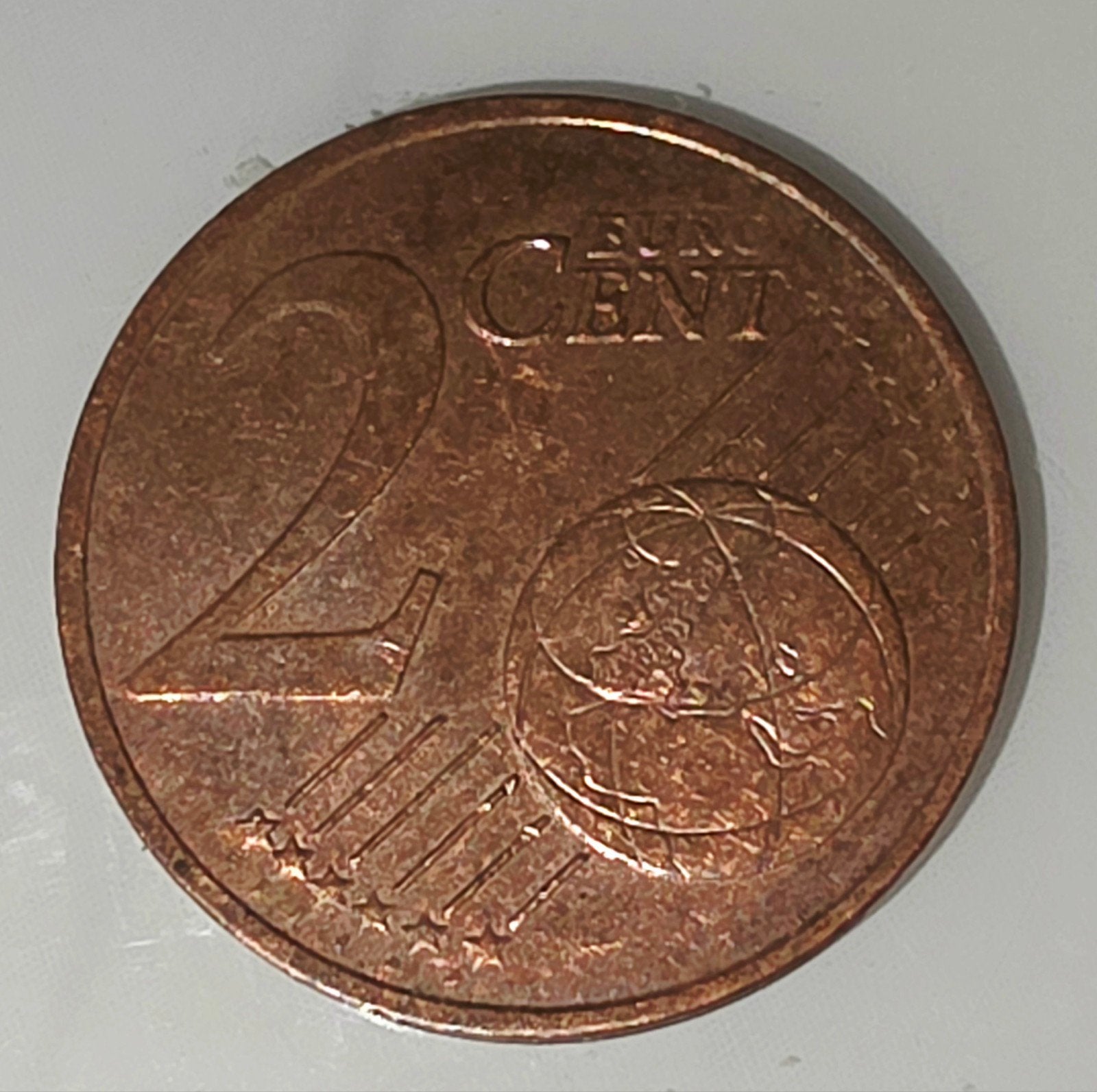 2 eurocent munt, Postzegels en Munten, Ophalen of Verzenden, 50 cent