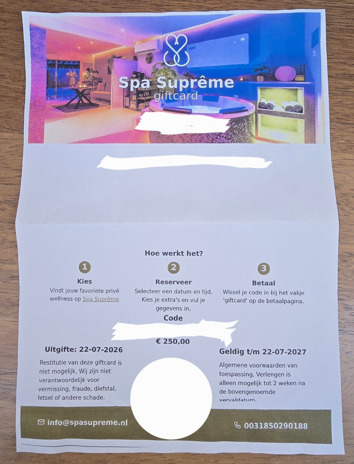 Spa Suprême privé sauna Beek-Elsoo, Tickets en Kaartjes, Eén persoon, Cadeaubon, Spa of Sauna